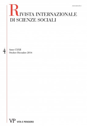 RIVISTA INTERNAZIONALE DI SCIENZE SOCIALI - 2014 - 4