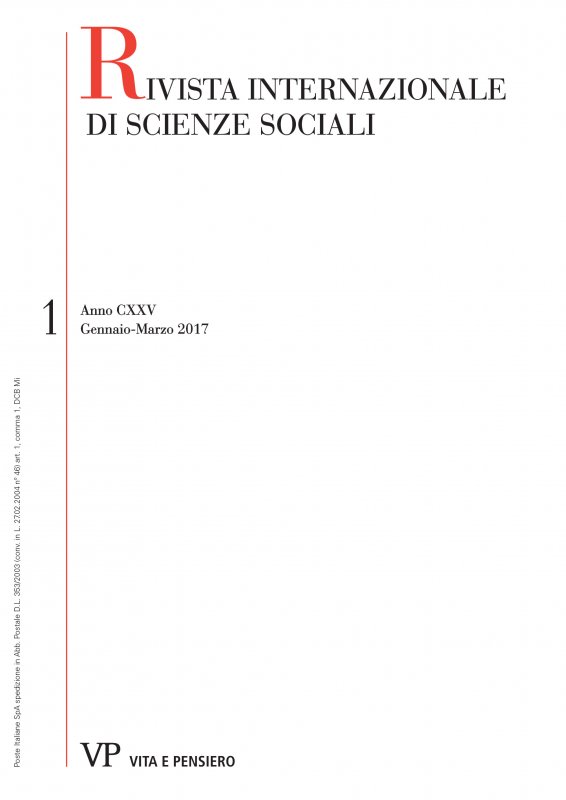 RIVISTA INTERNAZIONALE DI SCIENZE SOCIALI - 2017 - 1