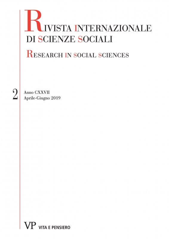 RIVISTA INTERNAZIONALE DI SCIENZE SOCIALI - 2019 - 2
