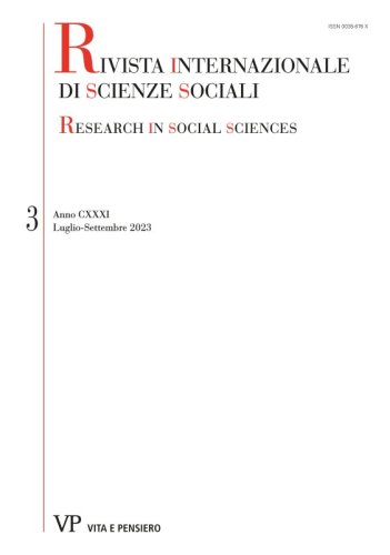 RIVISTA INTERNAZIONALE DI SCIENZE SOCIALI - 2023 - 3. A special issue on “Economic and Social Exclusion and the NEETs”